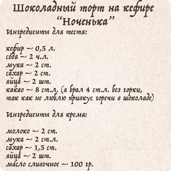 Быстрый и дешевый торт