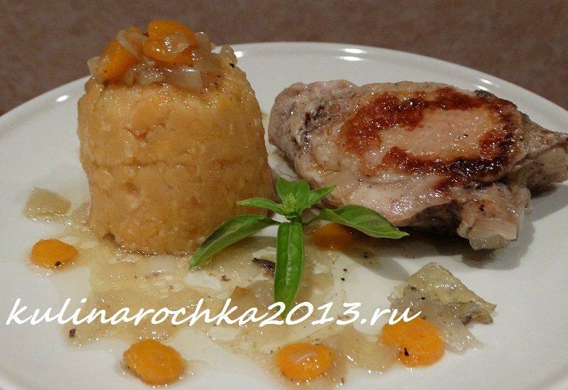 гороховое пюре с курицей