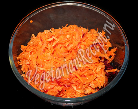 сырая морковь