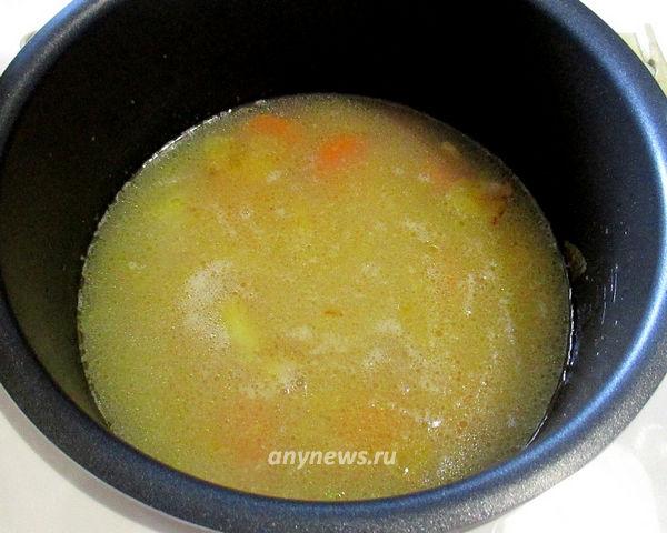 Суп-пюре из красной чечевицы в мультиварке