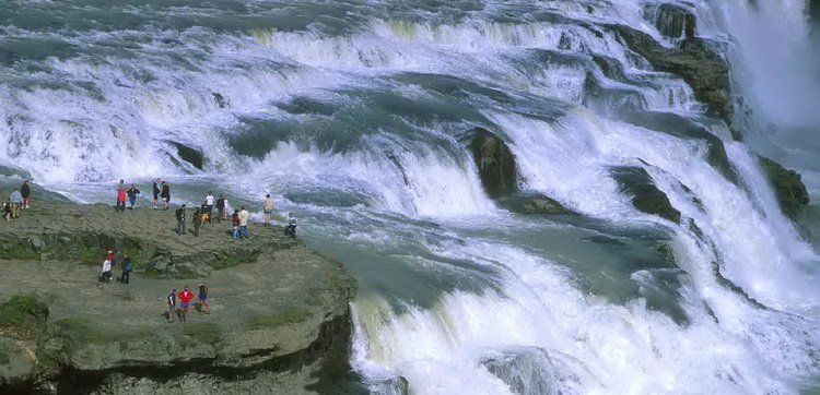 смотровая площадка водопада Гюдльфосс
