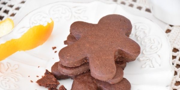 Шоколадное печенье с апельсиновой цедрой Шоколадное печенье с апельсиновой цедрой