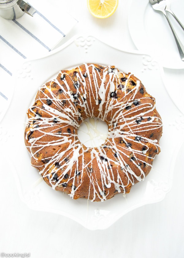 Blueberry Lemon Bundt Cake