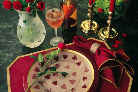 Романтический ужин: варианты сервировки стола, фото № 10