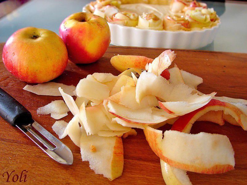 Яблочница- рецепт вкусного пирога с яблочными розами, фото № 1