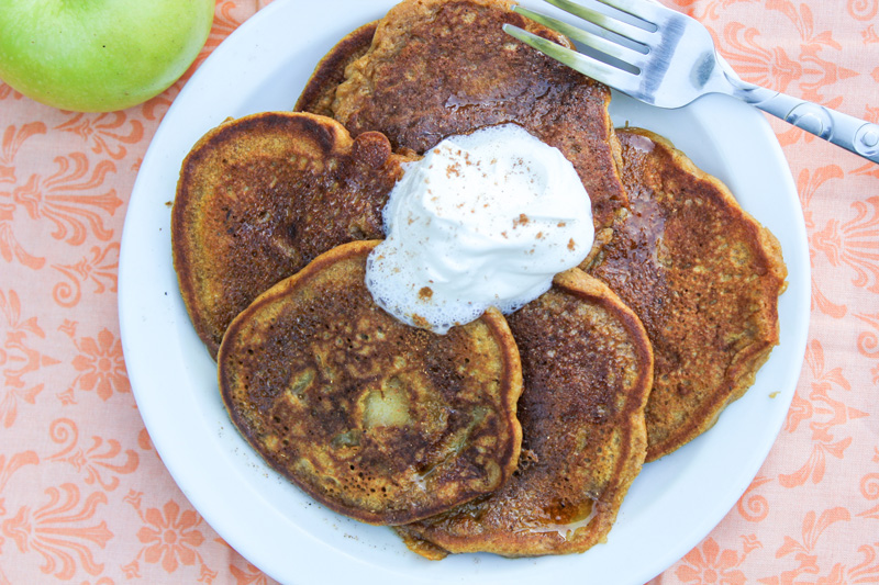 Apple Pumpkin Pancakes