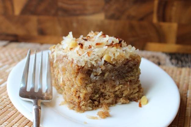 пирог из овсяных хлопьев с яблоками