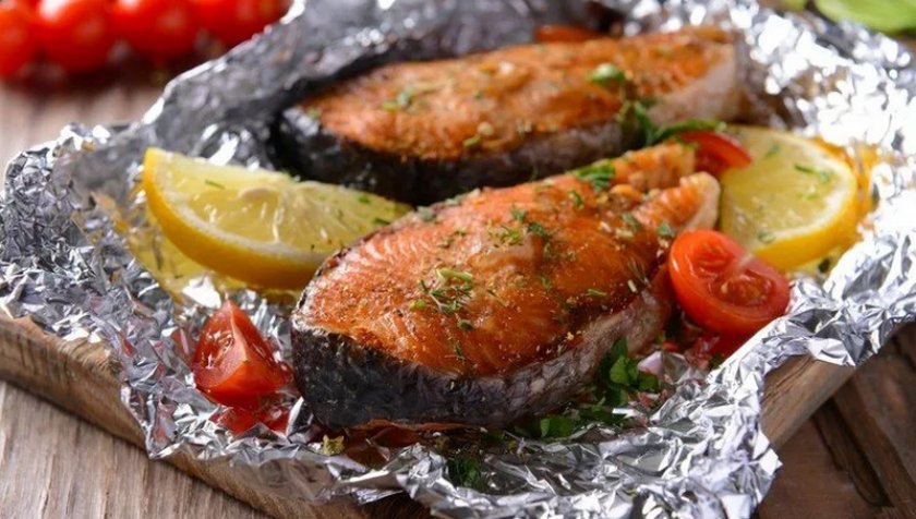 Стейки кеты