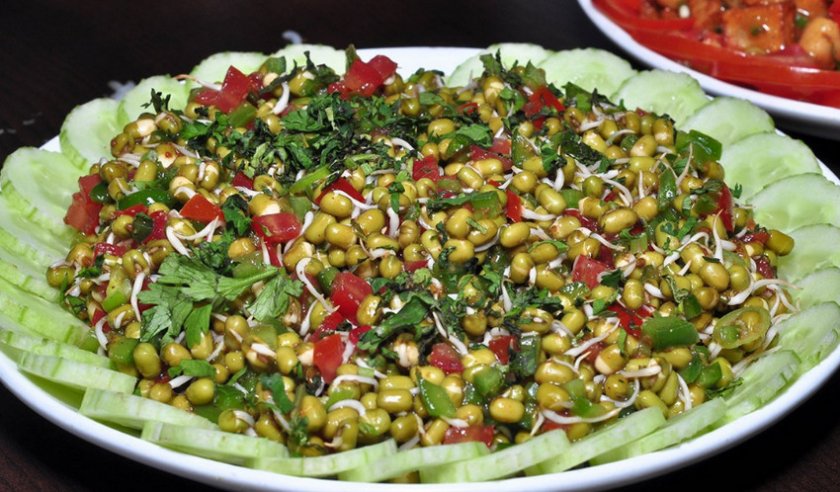 Салат из пророщенного маша Салат из пророщенного маша