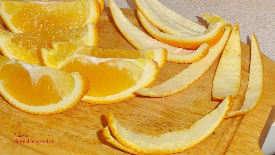 Подготовка апельсинов для апельсинового варенья