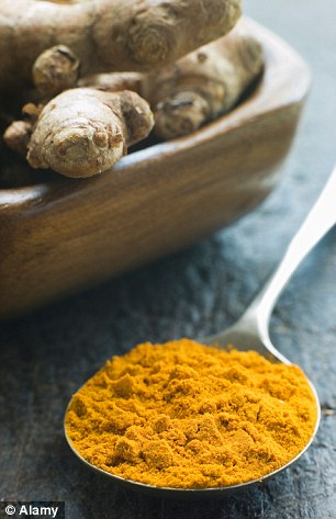 Turmeric contains curcumin which stops the regrowth of fat after weight loss