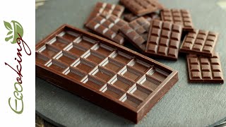Живой черный шоколад (темперированный) / 2 способа / vegan / без сахара