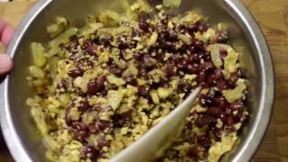 Салат из фасоли с грецким орехом Салат из фасоли с грецким орехом