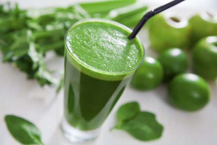 Рецепты детокс-соков: Зеленый фреш
