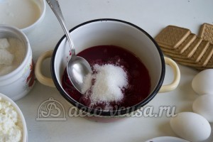 Чизкейк с малиной: Готовим малиновый джем