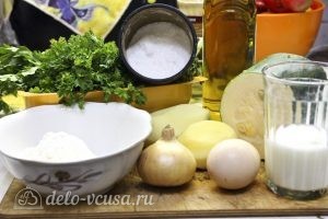 Оладьи из кабачков и картофеля: Ингредиенты
