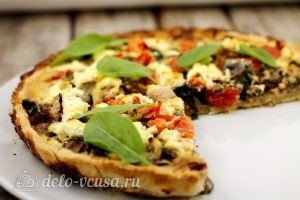 Киш с курицей и грибами: Храним в холодильнике