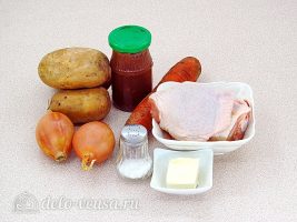 Курица с картошкой в банке: Ингредиенты