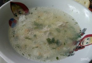 Суп с пшеном и яйцом - фото шаг 9