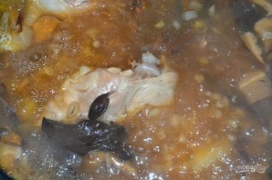 Суп из сушеных грибов с перловкой - фото шаг 14