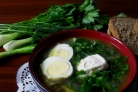 Суп из щавеля с мясом