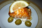 Семга кусочками, запеченная в духовке