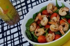 Заправка для салата с рукколой и креветками