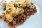 Гречка с курочкой под сыром