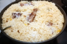 Бараньи ребрышки с рисом