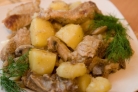 Говяжьи ребрышки с картошкой