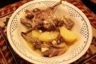 Бараньи ребрышки в духовке с картошкой