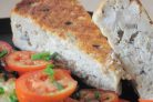 Простой пирог с курицей и грибами