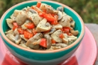 Вкусная закуска из грибов и перца