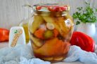 Перец жареный в маринаде на зиму