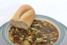 Суп с капустой и колбаской чоризо
