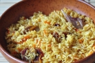 Плов с сердечками в мультиварке