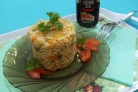 Вкусный рис с овощами