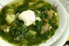 Щи из щавеля с мясом