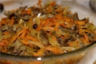 Куриные сердечки с морковью