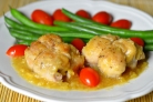 Филе цыплят с сыром и ананасом