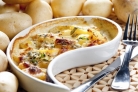 Треска, запеченная с картофелем
