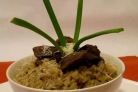 Ризотто с куриной печенью