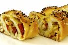 Хлебная "коса" с начинкой