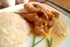Куриное филе в сметанно-горчичном соусе