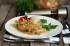 Свинина в сливках с корневым сельдереем