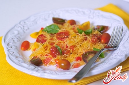спагетти с помидорами