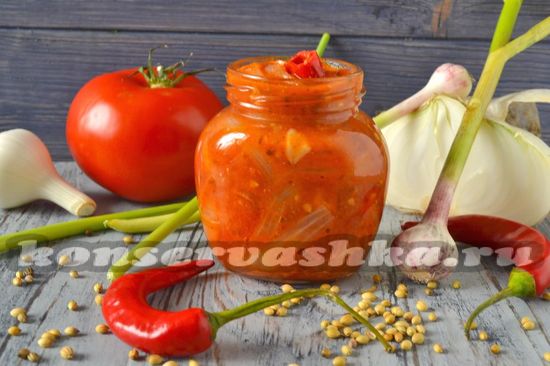 рецепт густого соуса из помидоров на зиму – томатный чатни с чесноком