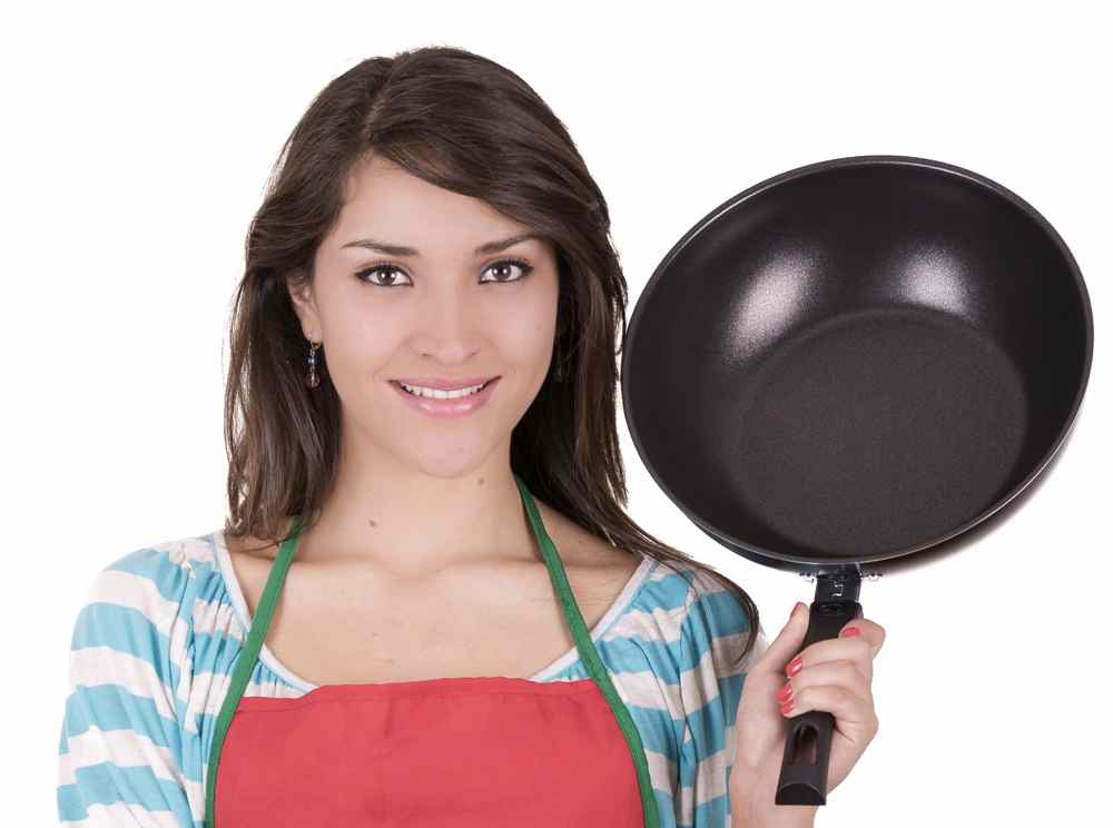 Girl with the frying pan