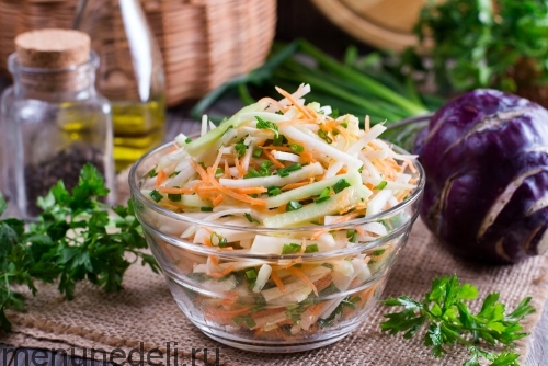 Салат из кольраби