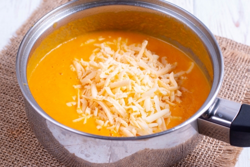 Тыквенный суп с сыром за 20 минут